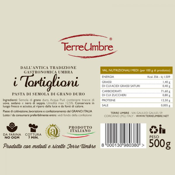 Pasta-TORTIGLIONI