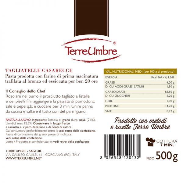 Tagliatelle-Cas