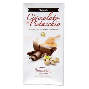 TAVOLETTA DI CIOCCOLATO CON PISTACCHIO – 100 Gr.